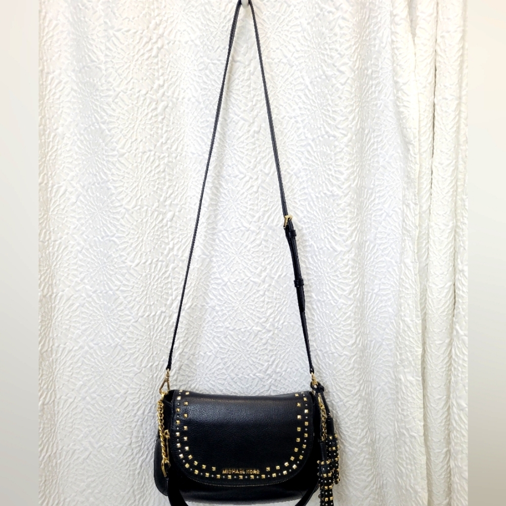🎋Michael Kors Aria Studded Crossbody/Shoulder Bag - Picture 10 of 15